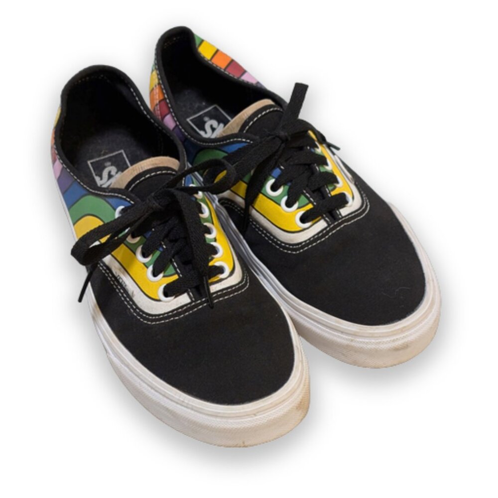 Vans Lace-Up Refract Rainbow LGBTQ+ Multi-Trainers Unisex Women's 10 Men's 8.5